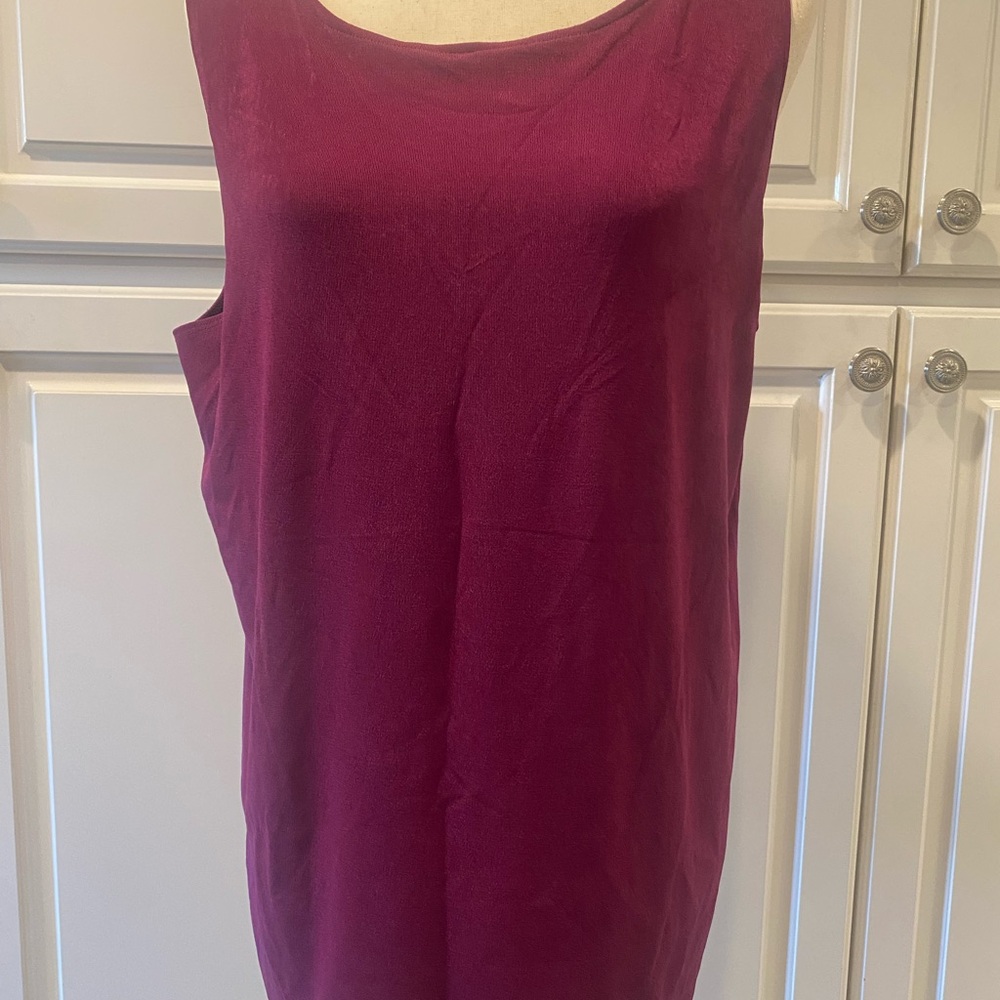 Chico’s Purple Plum Reversible Tank